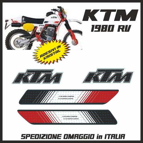 Adesivi kristal ktm 1980 - in, rv