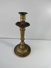 Antico Candelabro Candeliere Bugia Porta Candele  Una Fiamma In Puro Ottone 