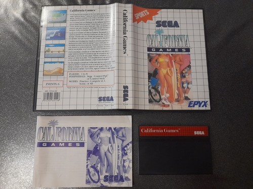 California games sega - games, master