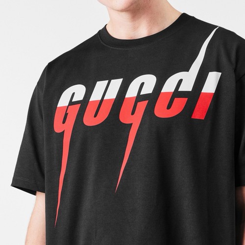 Shirt gucci nera logo - gucci, lama
