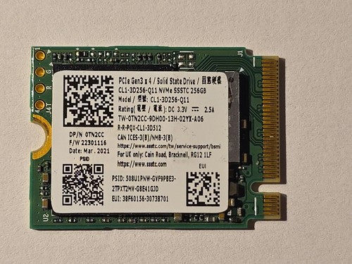 Ssd ssstc 256go nvme 2230 - nvme,