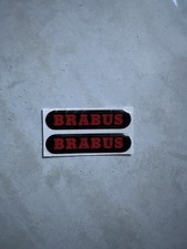 2 ADESIVI SCRITTA " Brabus"
