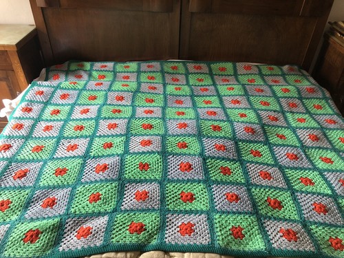 Coperta granny square per - coperta,