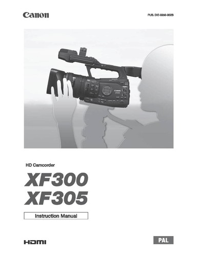 Canon xf300 xf305 videocamera - canon,