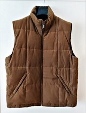 Giubbotto smanicato Edwaed W. Ascot, vera piuma d'oca, color castoro, taglia M