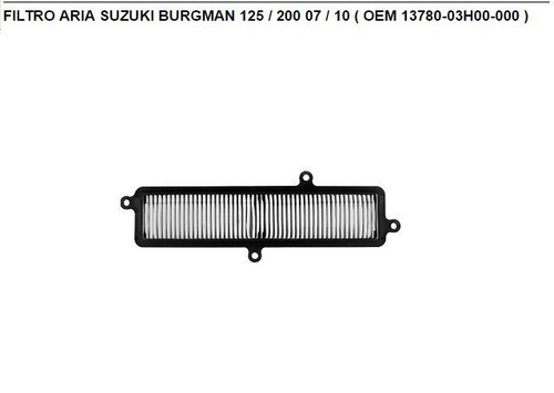 Filtro aria suzuki burgman 125 - filtro,