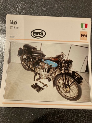 Carte fiche moto collection - carte,
