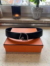 Cintura Hermes in pelle nera