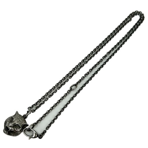 Collana catena testa gatto - di,