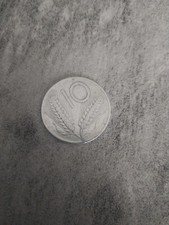 Rara moneta 10 Lire del 1955 - Repubblica Italiana - Spiga/Aratro 