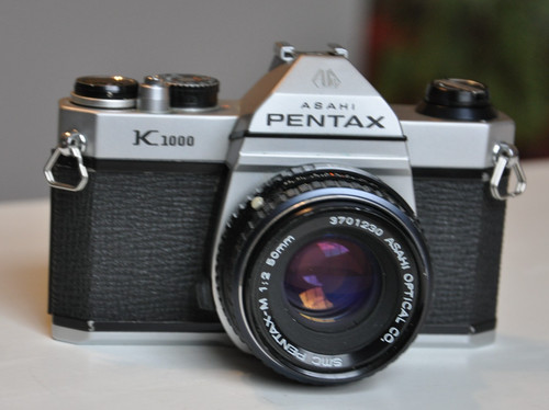 Asahi pentax k1000 fotocamera - asahi,
