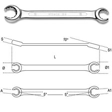CHIAVE PER RACCORDI TUBI ART
