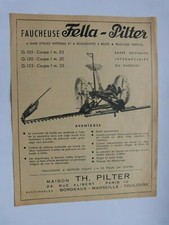 Prospetto: Falciatrice Fella Pilter/Rastrello & Voltafieno
