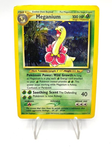 Carta pokemon meganium 111 - carta,