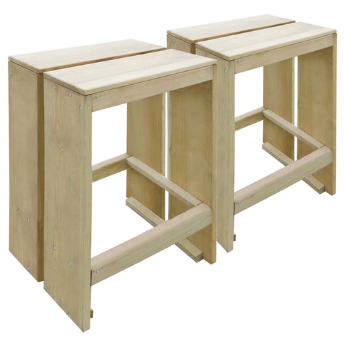 Sgabello bar esterno - legno, di