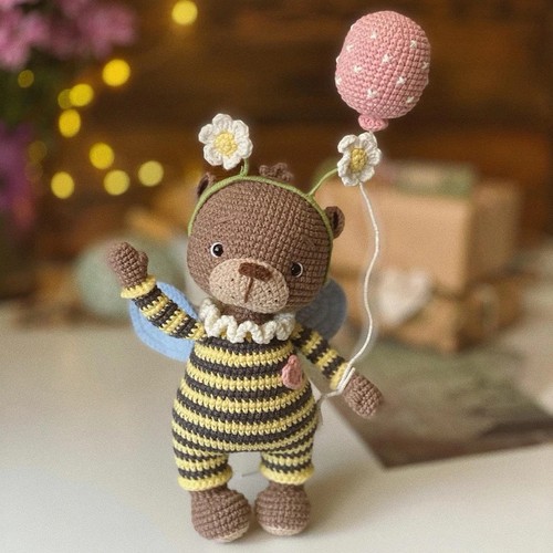 Peluche orsacchiotto fatto - , a