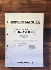 Pioneer SA-5300 Amplificatore