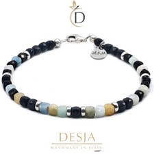 Bracciale morganite tormalina - bracciale,