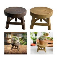 Sgabello per piante in legno