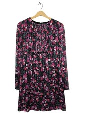 GUESS Abito a maniche lunghe Donna Abito Taglia IT 40 rosa-nero stile casual