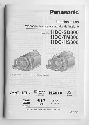 Panasonic hdc sd300 - panasonic, hdc-sd300