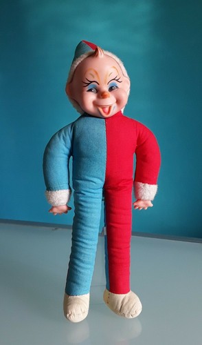 Klown bambola di - di, gomma