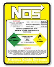 NOS NITRO sticker vinyle