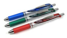Pentel Energel-Xm - Penne a rullo gel retrattili da 0,7 mm assortite (blu ve