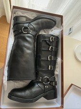 Stivali Donna Biker Vera Pelle