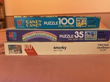 Lotto 3 Puzzle Anni 80 Candy Candy - Mio Mini Pony - Snorky