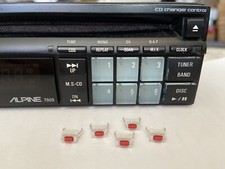 Interruttori a pulsante di ricambio (confezione da 5 pezzi) per Alpine 7909, 7618, 7801, 7294, ecc.