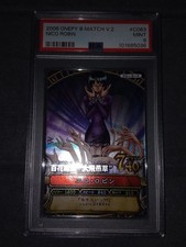 One Piece B Match Volume 2 PSA 9 Nico Robin #C063 2008