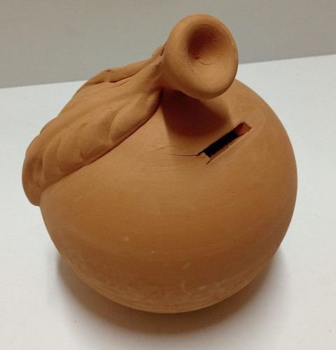 Salvadanaio terracotta forma - salvadanaio,