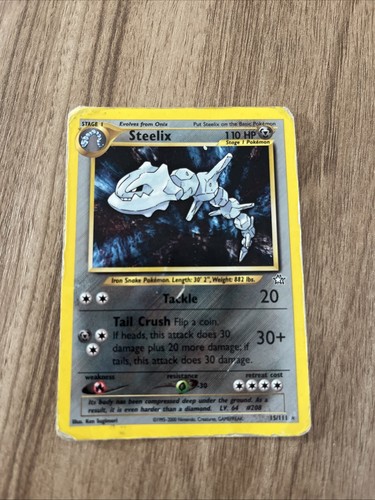 Pokemon steelix 111 - steelix, neo