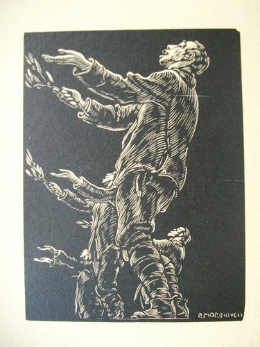 Publio morbiducci xilografia - publio,