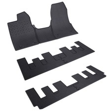  Tappeti Gomma per Ford Tourneo Custom 8/9 posti dal 2018 al 2024 Cambio Manuale