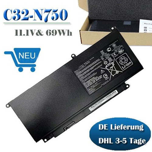 Batteria per asus n750 - batteria, n750,