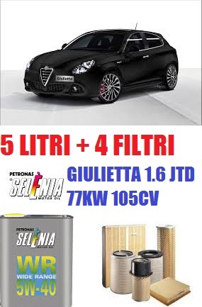 Kit tagliando olio selenia 4 - olio,