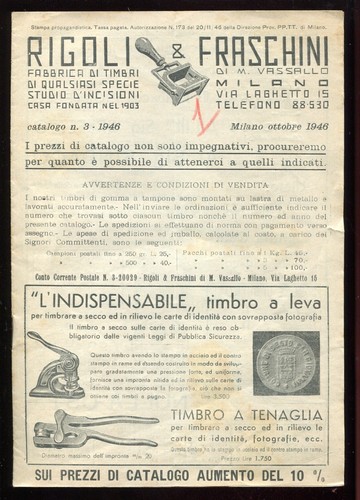 Fabbrica timbri regoli - regoli, e