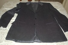 Jean Jaques Blisser, Giacca uomo, Grigio punti bianchi, Velluto, tg 50 M, usata