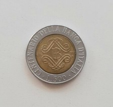 MONETA 500 LIRE CENTENARIO