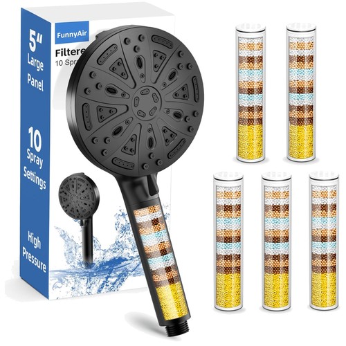 Soffione doccia nero - , opaco