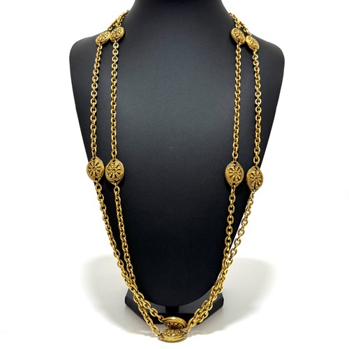 Chanel collana lunga doppia - collana,