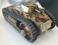 TippCo Tinplate Clockwork Clittertank (Climbing Tank) Vintage anni '30 Funzionante