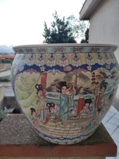 Grande  antico cachepot  alto 41 cm largo 50 cm   made in Cina, del  XX secolo