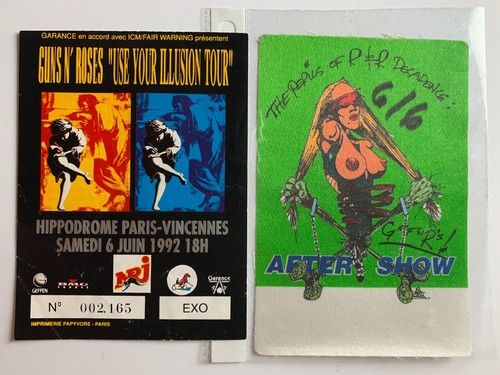 Ticket concert pass guns n - concert,