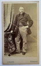 orig. CDV foto fotografia uomo