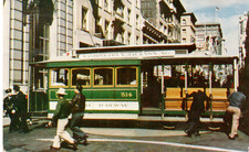 TRS 76 1924  SAN FRANCISCO Cable car turnable - Piattaforma girevole tram- FP-VG