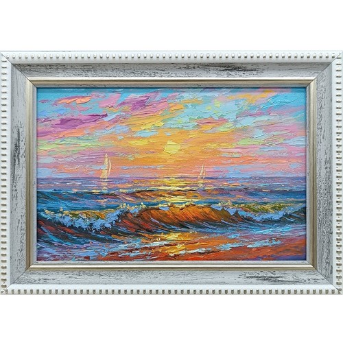 Barca vela dipinto olio - dipinto,