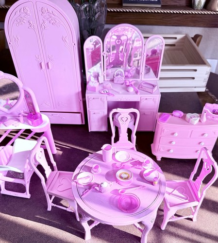 Lotto mobili misti barbie - misti, rose